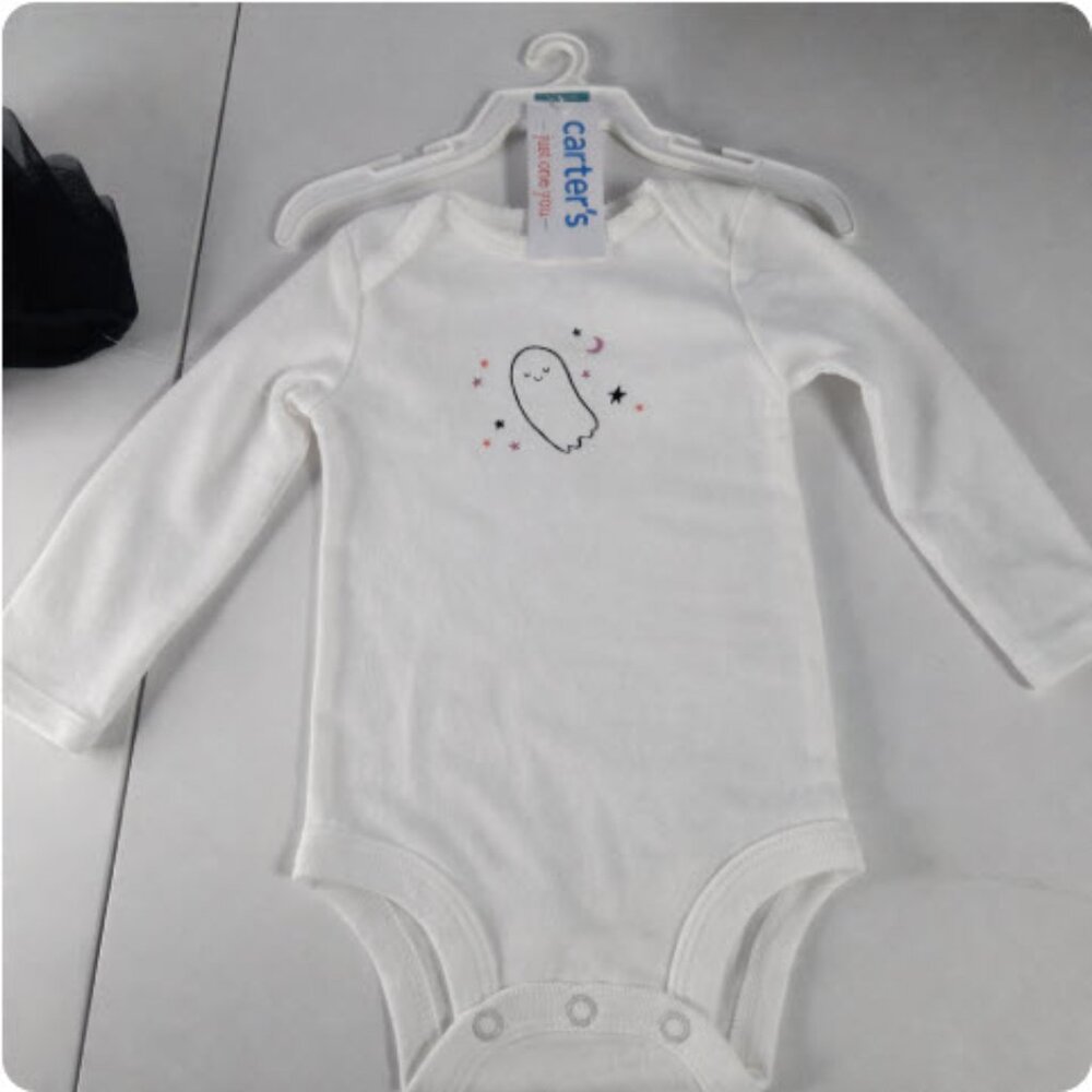 Carter's Baby Girl Cute Ghost Set Size 3M NWT - Picture 2 of 3